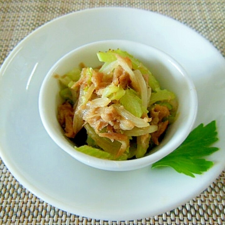 セロリともやしのツナ炒め レシピ 作り方 By エゾモモンガさん 楽天レシピ